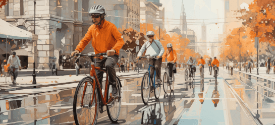 Ilustrační obrázek k dashboardu Srovnání průjezdů cyklistů