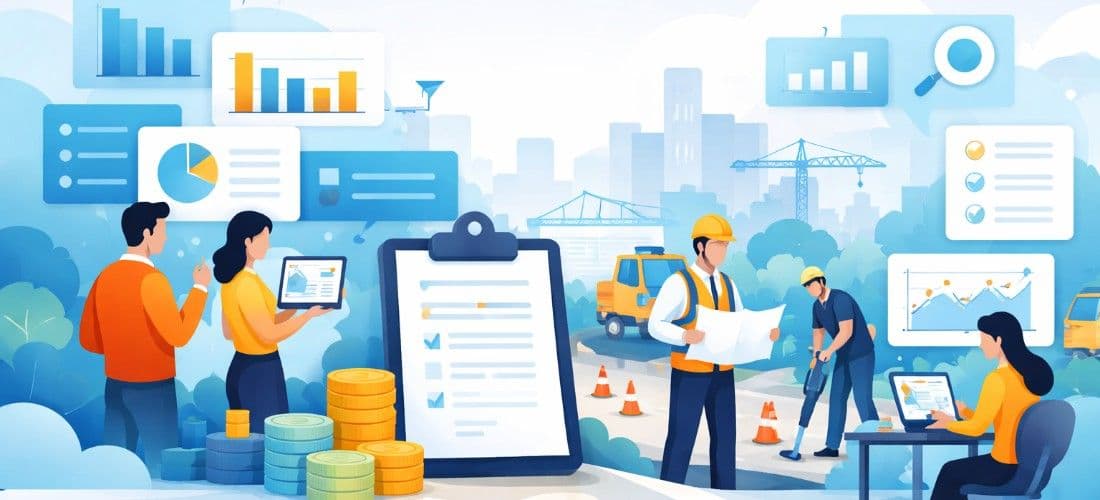 Ilustrační obrázek k dashboardu Reporting veřejných zakázek TSK